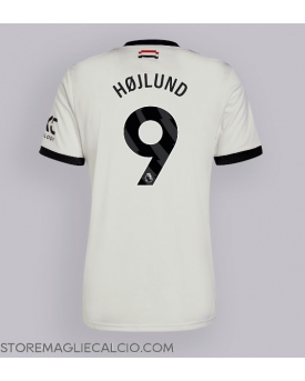 Manchester United Rasmus Hojlund #9 Maglia Gara Terza Repliche 2024-25 Maniche Corte Manchester United Rasmus Hojlund #9 Maglia Gara Terza Repliche 2024-25 Maniche Corte